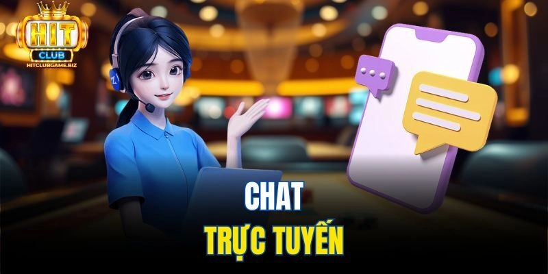 HitClub cung cấp tính năng chat trực tuyến ngay trên website